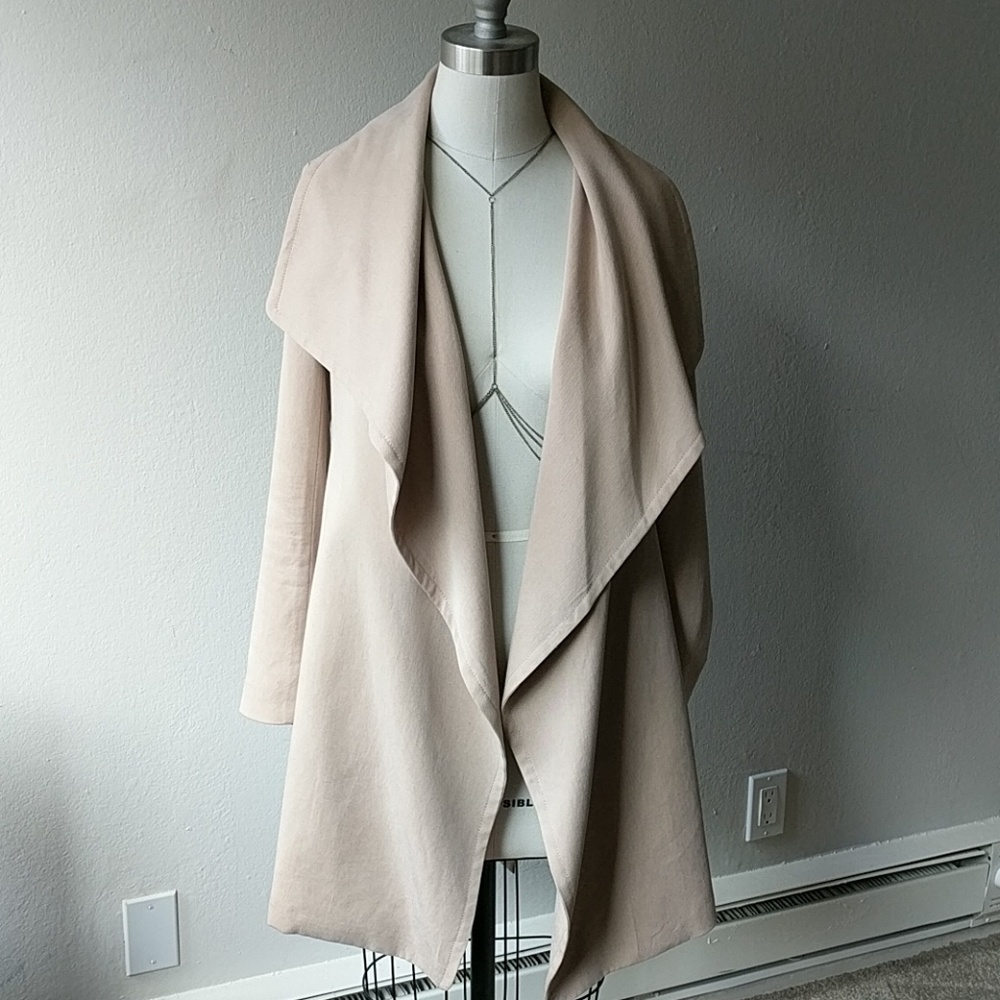 Club Monaco Soft Summer Jacket Twill Loose Trench